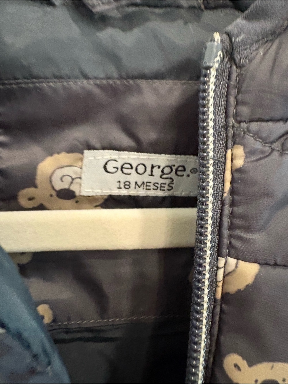 🐻 GEORGE TODDLER PUFFER VEST - Picture 4 of 5